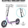 image:imageJOYSTAR 12 Electric Scooter for Kids Ages 612 Foldable EScooter  Max 8 Miles 136 Mph by 250W Motor 12 Wheel Thumb Throttle Easy to AssemblePurple