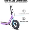 image:imageJOYSTAR 12 Electric Scooter for Kids Ages 612 Foldable EScooter  Max 8 Miles 136 Mph by 250W Motor 12 Wheel Thumb Throttle Easy to AssemblePurple