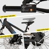 image:imageJOYSTAR 20 24 Electric Bike for Kids Boys Girls Teens Ages 7  Electric Mountain Bike Removable Battery 250W Motor Kids Ebikes Disc BrakesBlack