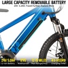 image:imageJOYSTAR 20 24 Electric Bike for Kids Boys Girls Teens Ages 7  Electric Mountain Bike Removable Battery 250W Motor Kids Ebikes Disc BrakesBlue