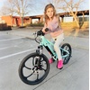 image:imageJOYSTAR 20 24 Electric Bike for Kids Boys Girls Teens Ages 7  Electric Mountain Bike Removable Battery 250W Motor Kids Ebikes Disc BrakesGreen