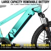 image:imageJOYSTAR 20 24 Electric Bike for Kids Boys Girls Teens Ages 7  Electric Mountain Bike Removable Battery 250W Motor Kids Ebikes Disc BrakesGreen