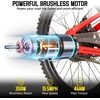 image:imageJOYSTAR 20 24 Electric Bike for Kids Boys Girls Teens Ages 7  Electric Mountain Bike Removable Battery 250W Motor Kids Ebikes Disc BrakesRed