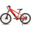 image:imageJOYSTAR 20 24 Electric Bike for Kids Boys Girls Teens Ages 7  Electric Mountain Bike Removable Battery 250W Motor Kids Ebikes Disc BrakesRed