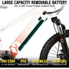 image:imageJOYSTAR 20 24 Electric Bike for Kids Boys Girls Teens Ages 7  Electric Mountain Bike Removable Battery 250W Motor Kids Ebikes Disc BrakesWhite