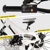 image:imageJOYSTAR 20 24 Electric Bike for Kids Boys Girls Teens Ages 7  Electric Mountain Bike Removable Battery 250W Motor Kids Ebikes Disc BrakesWhite