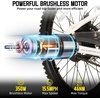 image:imageJOYSTAR 20 24 Electric Bike for Kids Boys Girls Teens Ages 7  Electric Mountain Bike Removable Battery 250W Motor Kids Ebikes Disc BrakesWhite