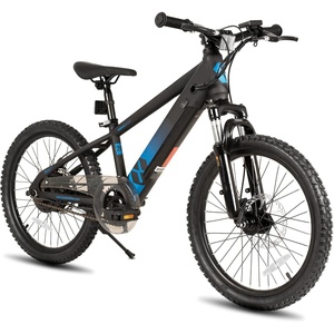image:imageJOYSTAR 20 24 Electric Bike for Kids Boys Girls Teens Ages 7  Electric Mountain Bike Removable Battery 250W Motor Kids Ebikes Disc BrakesBlack