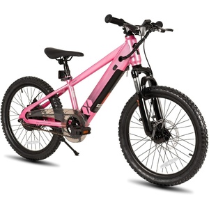 image:imageJOYSTAR 20 24 Electric Bike for Kids Boys Girls Teens Ages 7  Electric Mountain Bike Removable Battery 250W Motor Kids Ebikes Disc BrakesPink