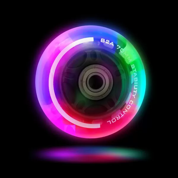 image2PM SPORTS 4 Pack 70mm 82A Inline Skate Wheels with ABEC7 Bearing IndoorOutdoor Inline Skates Wheels Luggage Wheels  70 MMBlack