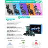 image2PM SPORTS Vinal Girls Adjustable Flashing Inline Skates All Wheels Light Up Fun Illuminating Skates for Kids Men Adult Women and BoysMint
