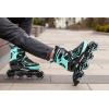 image2PM SPORTS Vinal Girls Adjustable Flashing Inline Skates All Wheels Light Up Fun Illuminating Skates for Kids Men Adult Women and BoysMint