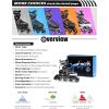 image2PM SPORTS Vinal Girls Adjustable Flashing Inline Skates All Wheels Light Up Fun Illuminating Skates for Kids Men Adult Women and BoysWhite