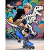 image2PM SPORTS Inline Skates for Kids Boys Ages 58 812 46 612 with Light Up Wheels Adjustable Kids Roller Skates Blades for Beginner Youth Indoor Outdoor Size 11C 1 2 3 4 5 6 7Blue