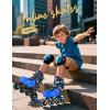 image2PM SPORTS Inline Skates for Kids Boys Ages 58 812 46 612 with Light Up Wheels Adjustable Kids Roller Skates Blades for Beginner Youth Indoor Outdoor Size 11C 1 2 3 4 5 6 7Blue