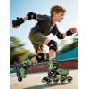 image2PM SPORTS Inline Skates for Kids Boys Ages 58 812 46 612 with Light Up Wheels Adjustable Kids Roller Skates Blades for Beginner Youth Indoor Outdoor Size 11C 1 2 3 4 5 6 7Green