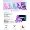 image2PM SPORTS Inline Skates for Kids Girls Ages 58 812 35 46 612 1014 with Light Up Wheels Adjustable Kids Roller Skates Blades for Toddler Beginner Youth Indoor Outdoor Size 11C 1 2 3 4 5 6 7 8Purple