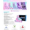image2PM SPORTS Inline Skates for Kids Girls Ages 58 812 35 46 612 1014 with Light Up Wheels Adjustable Kids Roller Skates Blades for Toddler Beginner Youth Indoor Outdoor Size 11C 1 2 3 4 5 6 7 8Pink Green