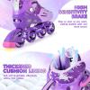 image2PM SPORTS Inline Skates for Kids Girls Ages 58 812 35 46 612 1014 with Light Up Wheels Adjustable Kids Roller Skates Blades for Toddler Beginner Youth Indoor Outdoor Size 11C 1 2 3 4 5 6 7 8Purple