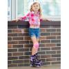 image2PM SPORTS Roller Skates for Girls Boys Kids Age 46 58 612 812 with Light Up Wheels Adjustable Youth Rollerskates Size 10C 11C 12C 13C 1 2 3 4 5 6Purple Black