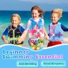 image2PM SPORTS Toddler Swim Vest for 2050 lbs Kids Float Jacket with Adjustable Safety Strap for Girls Boys 2 3 4 5 6 Years Old Premium Buoyancy Neoprene Children Swimming FloatiesGreen Dinosaur