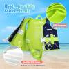 image2PM SPORTS Toddler Swim Vest for 2050 lbs Kids Float Jacket with Adjustable Safety Strap for Girls Boys 2 3 4 5 6 Years Old Premium Buoyancy Neoprene Children Swimming FloatiesGreen Dinosaur