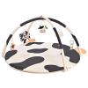 image2PM SPORTS Cow Theme Baby Play Mat Tummy Time Mat for Infant Newborn Baby Play Gyms ampamp Playmats for 03 36 612 Months Activity Mat 5 Detachable Toys Non Slip Gym Mat Easy to Install ampamp CleanCow