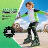 image:image2PM SPORTS Inline Skates for Kids Girls Boys Ages 58 812 46 612 with Light Up Wheels Adjustable Kids Roller Skates Blades for Adults Men Women Beginners YouthsGreen