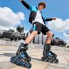 image:image2PM SPORTS Inline Skates for Kids Girls Boys Ages 58 812 46 612 with Light Up Wheels Adjustable Kids Roller Skates Blades for Adults Men Women Beginners YouthsBlue