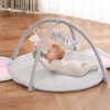 image:image2PM SPORTS Tummy Time Mat Baby Play Gym with 5 Detachable Toys  Elephant Style Machine Washable Thick Baby Play mat for StageBased Developmental Activity Gyms amp Playmats for Infant 012 MonthsElephant