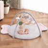 image:image2PM SPORTS Tummy Time Mat Baby Play Gym with 5 Detachable Toys  Elephant Style Machine Washable Thick Baby Play mat for StageBased Developmental Activity Gyms amp Playmats for Infant 012 MonthsElephant