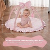 image:image2PM SPORTS Tummy Time Mat Baby Play Gym with 5 Detachable Toys  Elephant Style Machine Washable Thick Baby Play mat for StageBased Developmental Activity Gyms amp Playmats for Infant 012 MonthsSweetheart