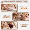 image:image2PM SPORTS Tummy Time Mat Baby Play Gym with 5 Detachable Toys  Elephant Style Machine Washable Thick Baby Play mat for StageBased Developmental Activity Gyms amp Playmats for Infant 012 MonthsDeer