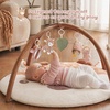 image:image2PM SPORTS Tummy Time Mat Baby Play Gym with 5 Detachable Toys  Elephant Style Machine Washable Thick Baby Play mat for StageBased Developmental Activity Gyms amp Playmats for Infant 012 MonthsDeer
