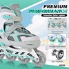 image:image2PM SPORTS Torinx Inline Skates for Kids Boys Girls Ages 58 812 46 612 with Light Up Wheels Adjustable Kids Roller Skates Blades for Adults Men Women Beginners YouthsG Teal