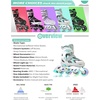 image:image2PM SPORTS Torinx Inline Skates for Kids Boys Girls Ages 58 812 46 612 with Light Up Wheels Adjustable Kids Roller Skates Blades for Adults Men Women Beginners YouthsG Teal