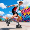 image:image2PM SPORTS Torinx Inline Skates for Kids Boys Girls Ages 58 812 46 612 with Light Up Wheels Adjustable Kids Roller Skates Blades for Adults Men Women Beginners YouthsD Black