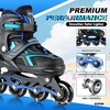 image:image2PM SPORTS Torinx Inline Skates for Kids Boys Girls Ages 58 812 46 612 with Light Up Wheels Adjustable Kids Roller Skates Blades for Adults Men Women Beginners YouthsC Blue
