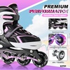 image:image2PM SPORTS Torinx Inline Skates for Kids Boys Girls Ages 58 812 46 612 with Light Up Wheels Adjustable Kids Roller Skates Blades for Adults Men Women Beginners YouthsH Black Pink