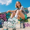 image:image2PM SPORTS Torinx Inline Skates for Kids Boys Girls Ages 58 812 46 612 with Light Up Wheels Adjustable Kids Roller Skates Blades for Adults Men Women Beginners YouthsG Teal