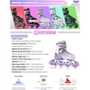 image:image2PM SPORTS Torinx Inline Skates for Kids Boys Girls Ages 58 812 46 612 with Light Up Wheels Adjustable Kids Roller Skates Blades for Adults Men Women Beginners YouthsF Violet