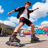 image:image2PM SPORTS Torinx Inline Skates for Kids Boys Girls Ages 58 812 46 612 with Light Up Wheels Adjustable Kids Roller Skates Blades for Adults Men Women Beginners YouthsB Red