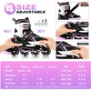 image:image2PM SPORTS Torinx Inline Skates for Kids Boys Girls Ages 58 812 46 612 with Light Up Wheels Adjustable Kids Roller Skates Blades for Adults Men Women Beginners YouthsH Black Pink