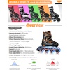 image:image2PM SPORTS Torinx Inline Skates for Kids Boys Girls Ages 58 812 46 612 with Light Up Wheels Adjustable Kids Roller Skates Blades for Adults Men Women Beginners YouthsE Orange