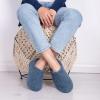 imageVeraCosy Womens Fuzzy Teddy Slippers Lightweight Memory Foam Indoor House ShoesBlue