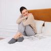 imageVeraCosy Womens Fuzzy Teddy Slippers Lightweight Memory Foam Indoor House ShoesGrey