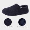 imageVeraCosy Womens Fuzzy Teddy Slippers Lightweight Memory Foam Indoor House ShoesNavy