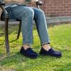 imageVeraCosy Mens Comfy House Shoes Cozy Soft Moccasin Indoor Bedroom SlippersSailor Blue