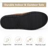 imageVeraCosy Mens Comfy House Shoes Cozy Soft Moccasin Indoor Bedroom SlippersToffee Brown