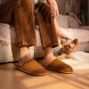 imageVeraCosy Mens Corduroy Scuff Slippers Soft Comfy Memory Foam Nonslip Indoor House ShoesSugar Almond